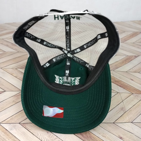9Twenty NCAA University of Hawaii Rainbow Warriors Mesh Adjustable Cap Hat - Picture 2 of 5